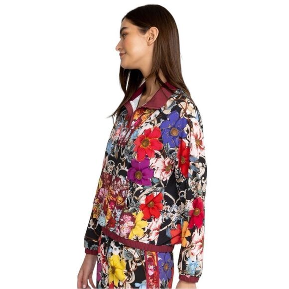 Johnny Was ARCHIBAL MOCK NECK PULLOVER JACKET SMALL NEW WITH TAGS $375 floral - Picture 5 of 7